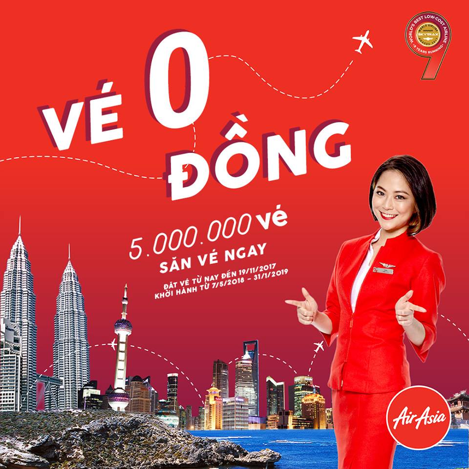 vé 0 đồng