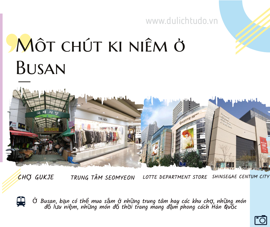 Mua sắm ở busan