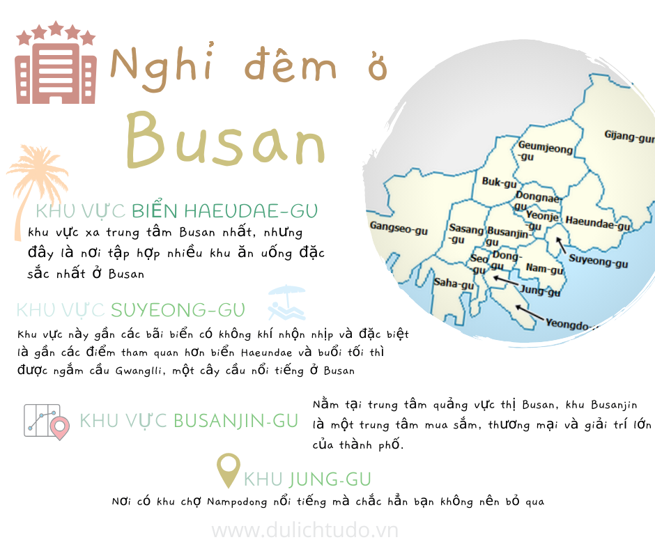 nghỉ đêm ở busan