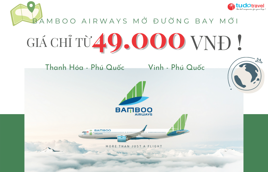 Bamboo Airways mở đường bay mới